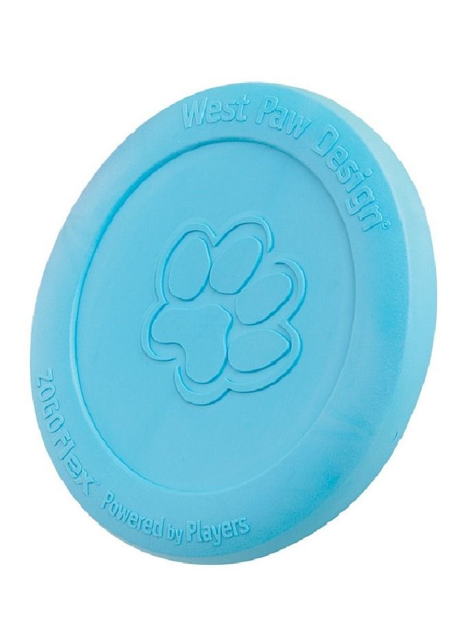West Paw Zisc Flying Disc Dog Playing Toy Large Blue