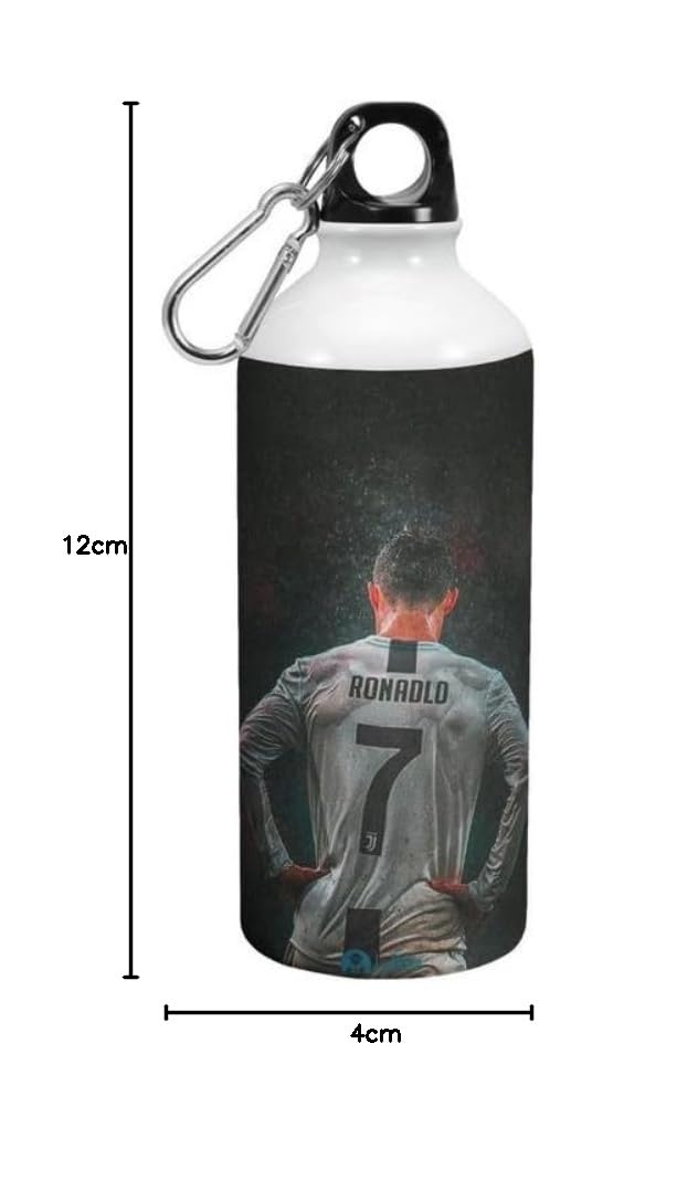 Tee Mafia Tee Mafia RONALDO BACK White Bottle sipper bottle for kids 500 ML Bottle - Image 2