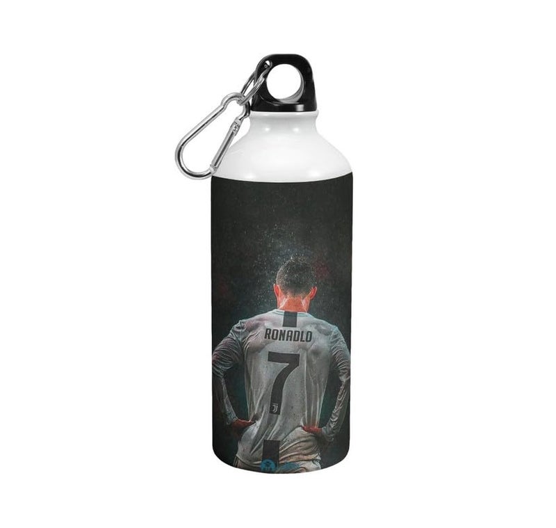 Tee Mafia Tee Mafia RONALDO BACK White Bottle sipper bottle for kids 500 ML Bottle - Image 1