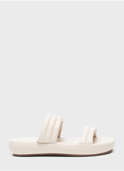 Double Strap Flat Sandal