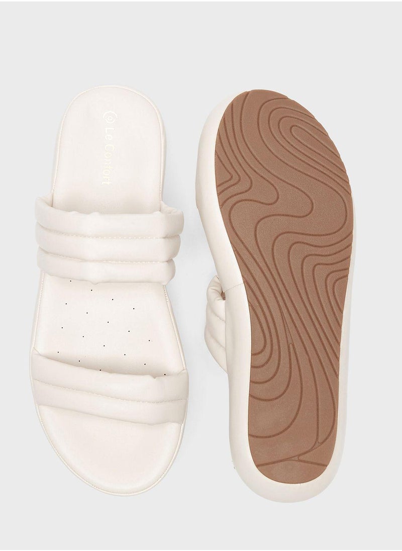 Double Strap Flat Sandal