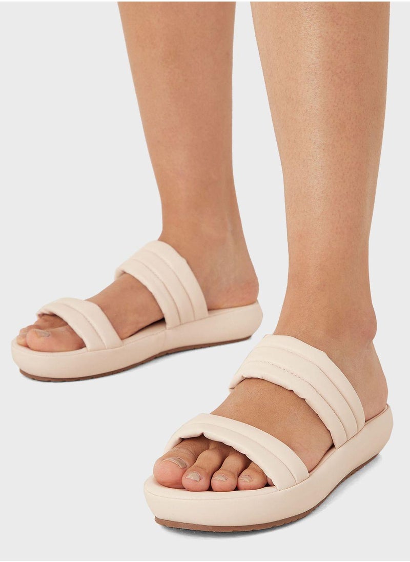 Double Strap Flat Sandal