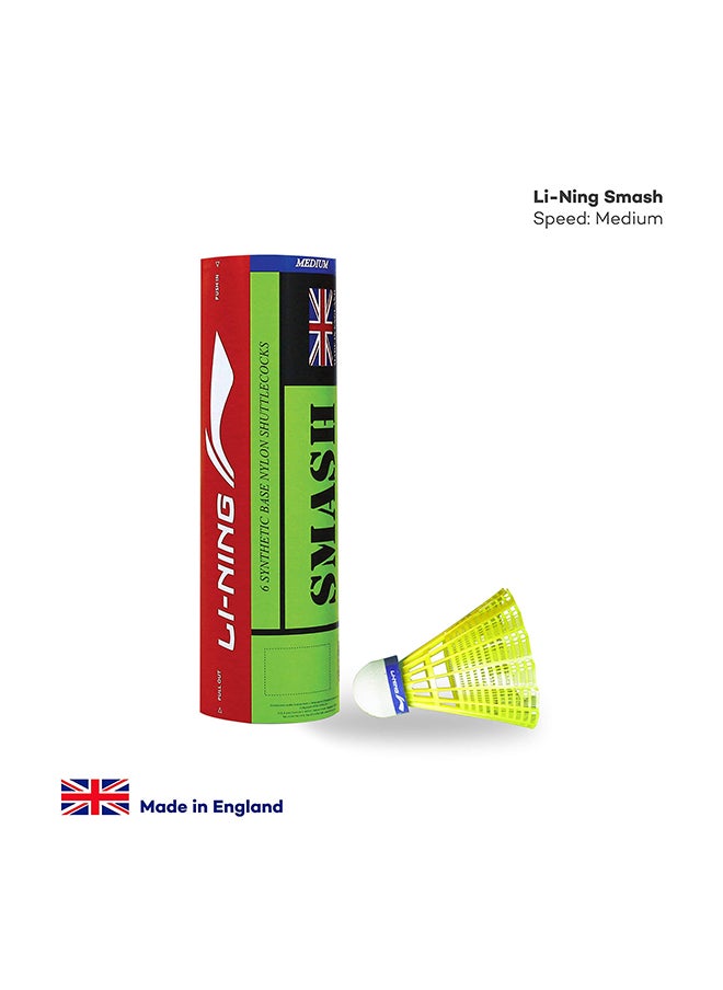 Li-Ning Smash Nylon Badminton Shuttlecocks | Extreme Durability | Synthetic Cork  - Image 5