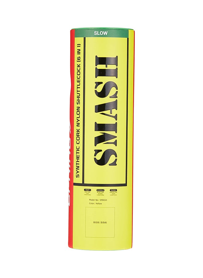 Li-Ning Smash Nylon Badminton Shuttlecocks | Extreme Durability | Synthetic Cork  - Image 3