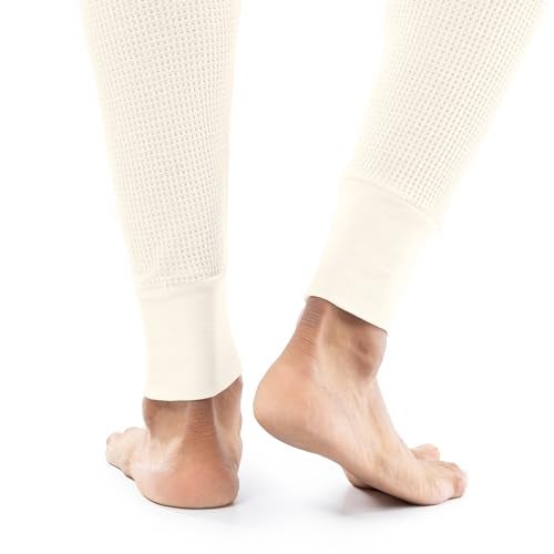 Indera Traditional Long Johns Thermal Underwear for Men in Tall Sizes, Natural, 3X - Image 3
