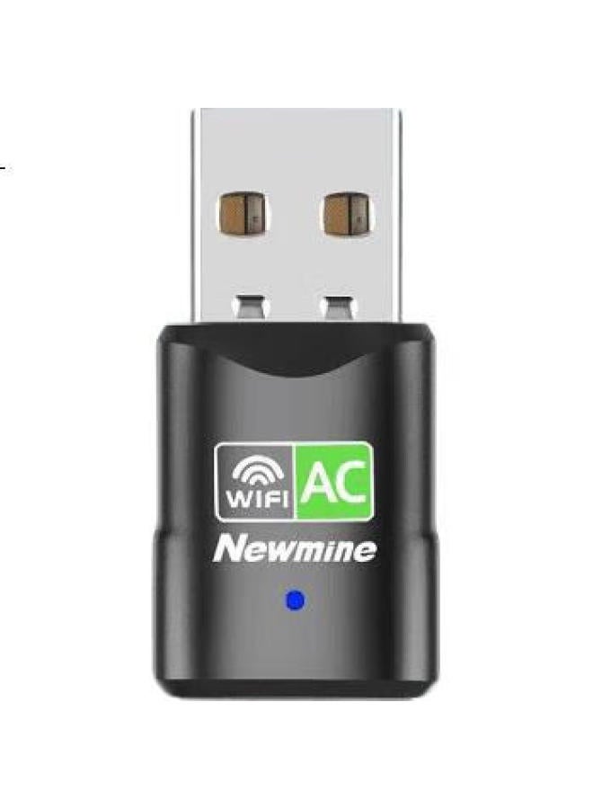 Newmine 650M Driverless Usb Wireless Network Adapter, 5G Dual-Band Laptop Desktop Computer Wireless Receiver, Portable Wifi Transmitter, Universal Plug-And For Computers - Image 3