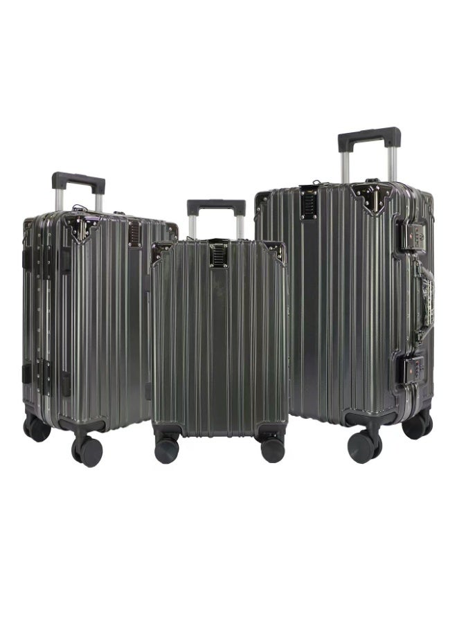 فيبتور طقم حقائب سفر فاخرة صلبة بدون سحاب، مزودة بقفل TSA مزدوج، وعجلات دوارة صامتة بزاوية 360 درجة، ومقبض من سبائك الألومنيوم.