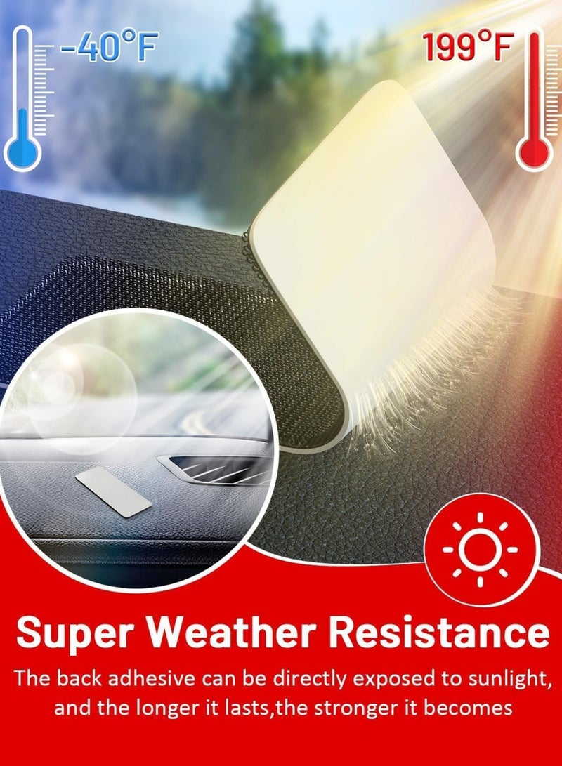 Strips with Adhesive, Hook and Loop Strips with Super Adhesive Heavy Duty, Made of 3M, Heat Resistant Waterproof, Outdoor or Indoor Use, 12 Sets (Black, 1.57x1.97 Inch) - Image 4