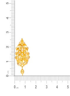 Malabar Gold and Diamonds 22 Carat 916 Purity Yellow Gold Earring EG4783061_Y For Women  - Image 4