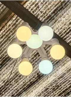 Y&D SYOSI, E27 Light 7 in 1 Bulb Holder, Lamp Splitter Socket Adapter, Multi Base Converter, Standard LED Bulbs Holder  - Image 1
