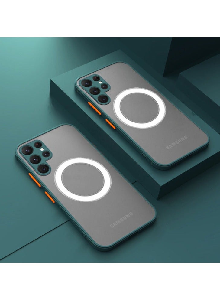 The Frosted Magnetic Suction Function of the Phone Case Is Suitable for the Samsung S25 Ultra Phone Protective Case