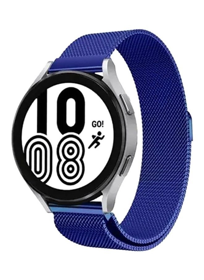 vesus - Stainless Steel Milanese Loop Mesh Replacement Band For Samsung Galaxy Watch 4/4 Classic/3/Active/Active 2 Blue - Image 1