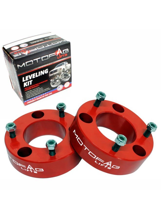 MOTOFAB LIFTS F150-2.5RED - 2.5" Front Leveling Lift Kit That fits F150 2.5" - Image 1