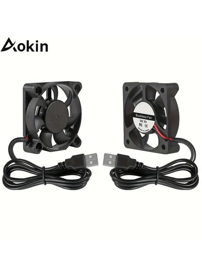 3Pcs AOKIN 5010 5V USB Brushless Cooling Fan Quiet High Efficiency For 3D Printer Computer Case - Image 1