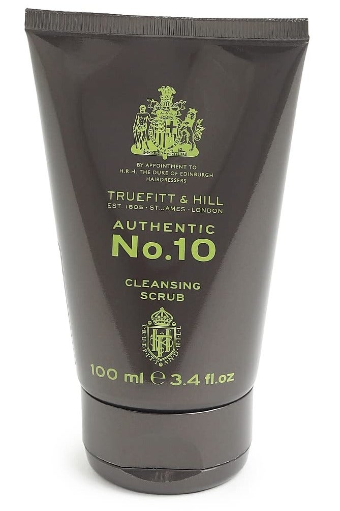 Truefitt & Hill Authentic No-10 Cleansing Scrub 100ML | Essential Grooming Collection For Men | Suitable For All Skin Types - Image 1