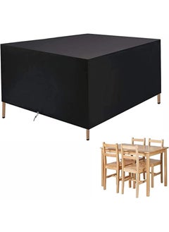 Topify TOPIFY Waterproof Garden Patio Furniture Cover Set,(123 x123 x74) 210D Heavy Duty Oxford Fabric UV Resistant Protection for Square Sofa Outdoor  - Image 1