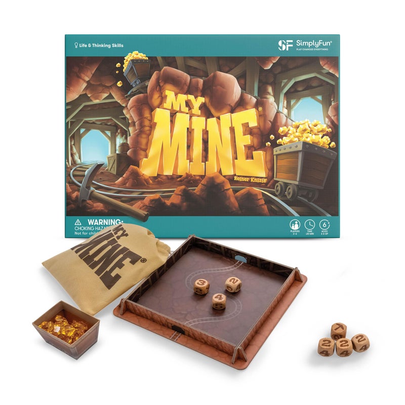 SimplyFun My Mine Engaging Dice Based Probability Strategy Game to Learn and Master Outcome Prediction Fun Educational Experience for 26 Players Suitable for Ages 6 and Up - Image 3