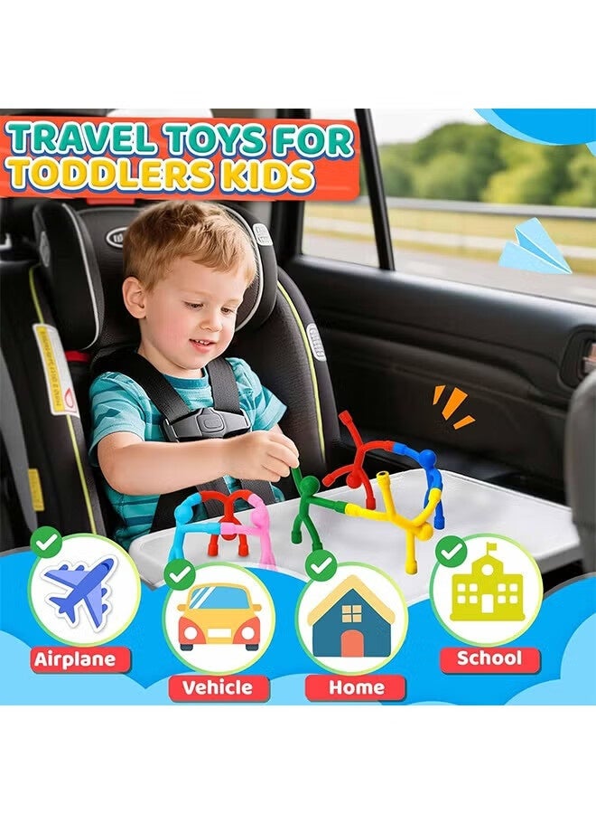 أجريون ​ ٥ قطع ألعاب سفر مغناطيسية - أدوات ترفيه أساسية للأطفال ٤-٨ سنوات في السفر - ألعاب حسية لرحلات البرّ - ملصقات ثلجية آمنة للأعمار ٣-٤-٥-٦-٧-٨ سنوات. - Image 4
