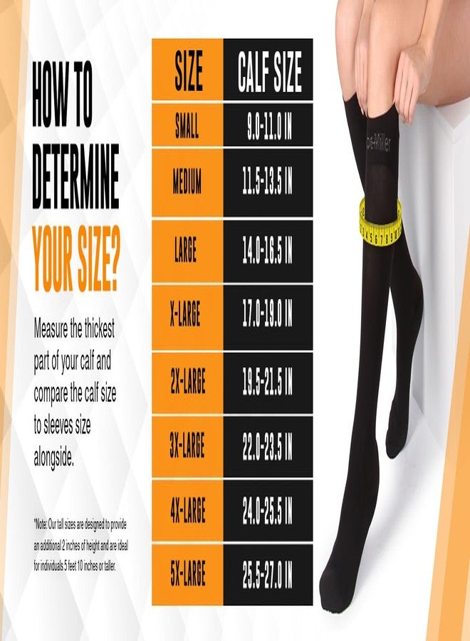 Doc Miller Compression Socks for Women and Men - 15-20mmHg - Graduated Compression Socks for Improved Circulation, Varicose Veins and Shin Splints - Image 2