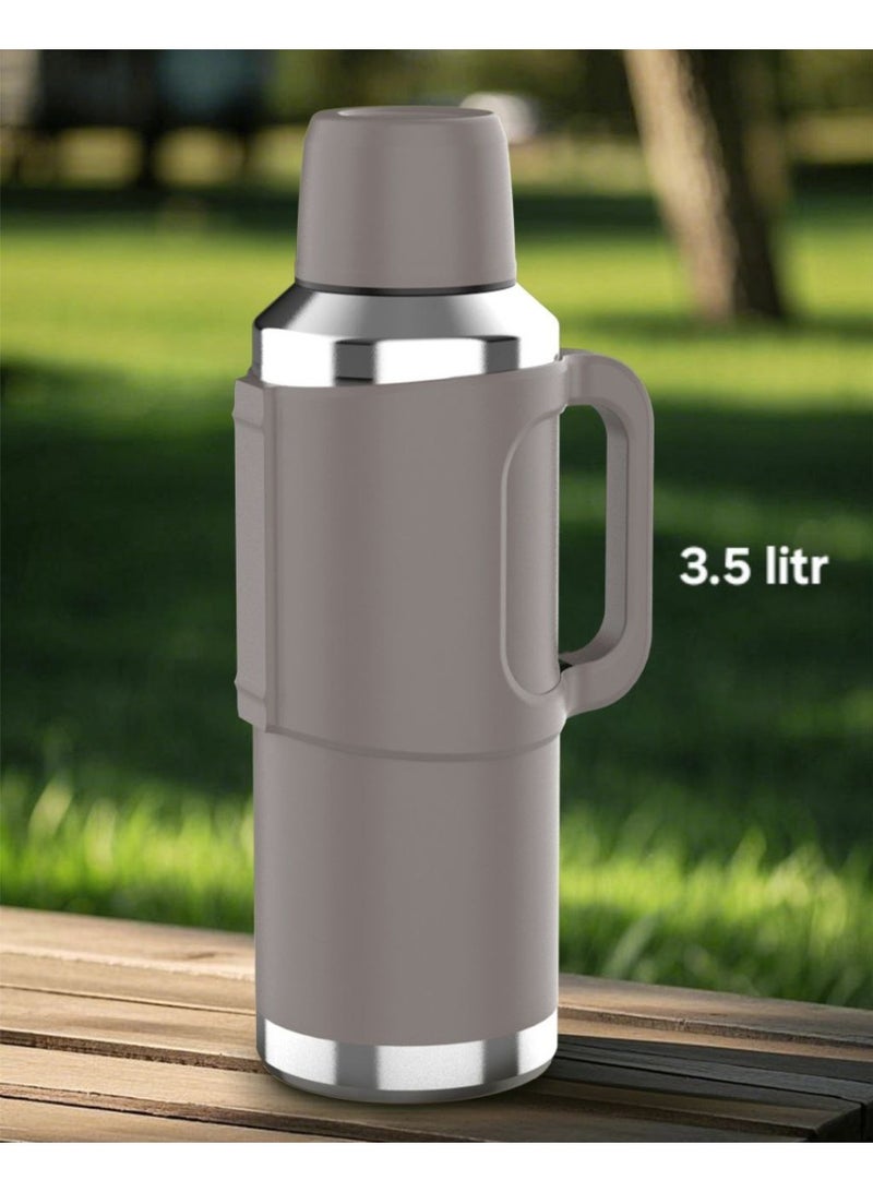 Homex vacuum flask 3.5L/304 Stainless steel inner/Long heat retention/Heavy duty /Durable Travel design