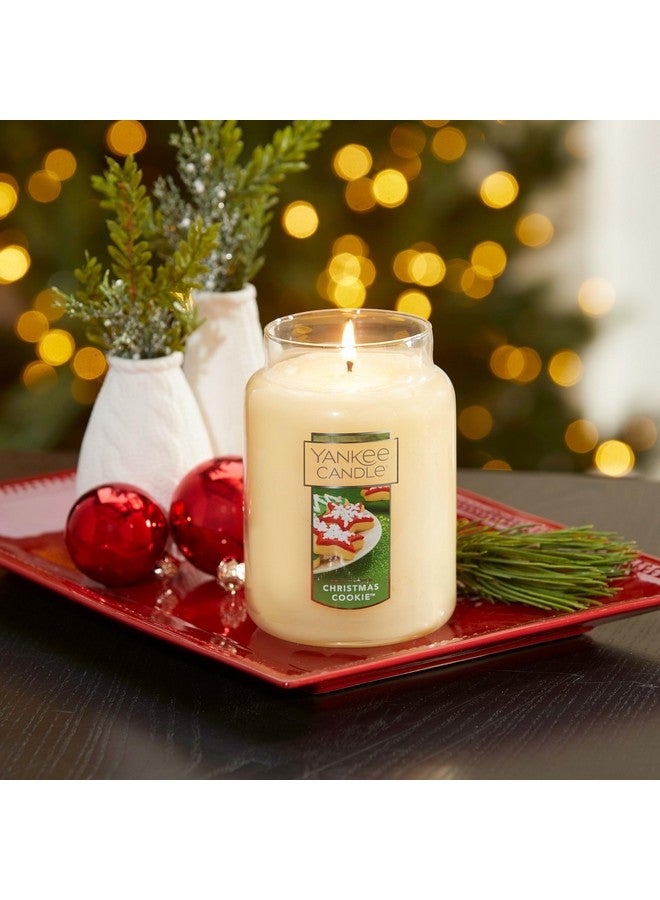 Yankee Candle Christmas Cookie Scented Classic 22oz Large Jar Single Wick Candle Over 110 Hours of Burn Time Perfect for Holiday Gifting and Celebration - Image 3