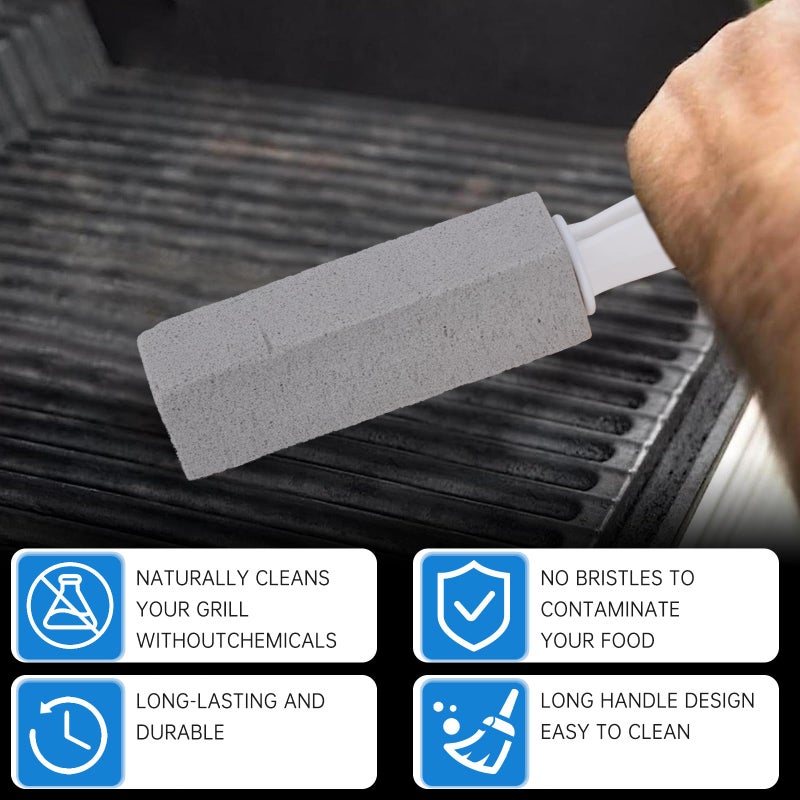 crayBG Cleaning Pumice Stone for Stove Grates - 2 Pack to Remove Water Rings and Stains - Image 4