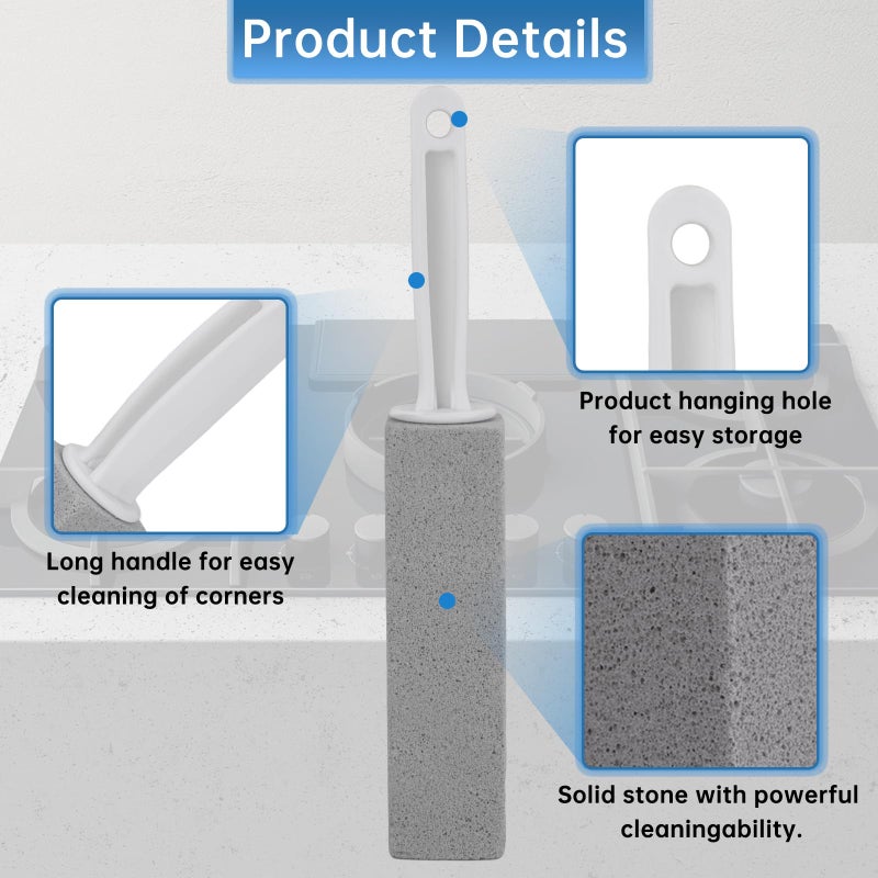 crayBG Cleaning Pumice Stone for Stove Grates - 2 Pack to Remove Water Rings and Stains - Image 3