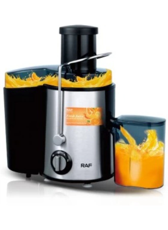آر إيه أف عصارة R.2817 قوية - محرك 1000 واط، سعة 450 مل، عصارة من الفولاذ المقاوم للصدأ للفواكه والخضروات - Image 2