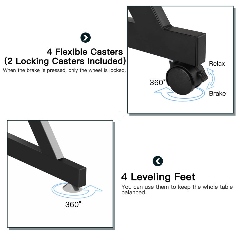 Dripex Computer Desk for Small Spaces, 27.5 inch Small Computer Desk, 3 Tier Compact Desk with Monitor Shelf and Bottom Storage Shelves, Space Saving Desk, Black - Image 5