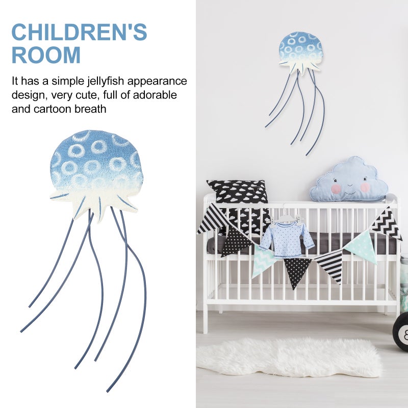2pcs Decorative Jellyfish Hanging Ornament Wall Decoration Ocean Themed Wall Ornament - Image 5