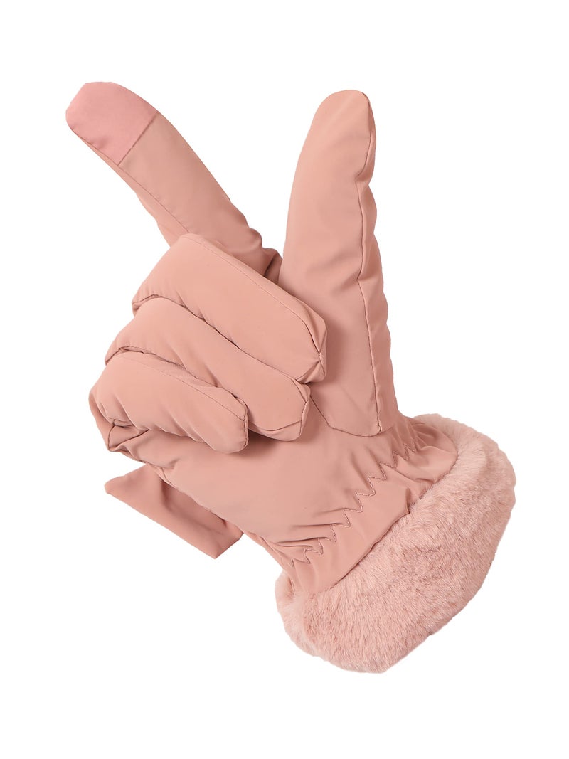 FabSeasons Water resistant Winter gloves with Touchscreen finger for Girls and Women, fits for 10 years & above - Image 3