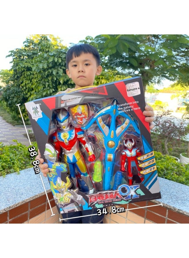 Genuine Variety Superman Shaper Calling Device Boy Children Monster Doll Ott Toy Large Gift Box Wholesale-Color: Superman + Sword 221 - Image 4