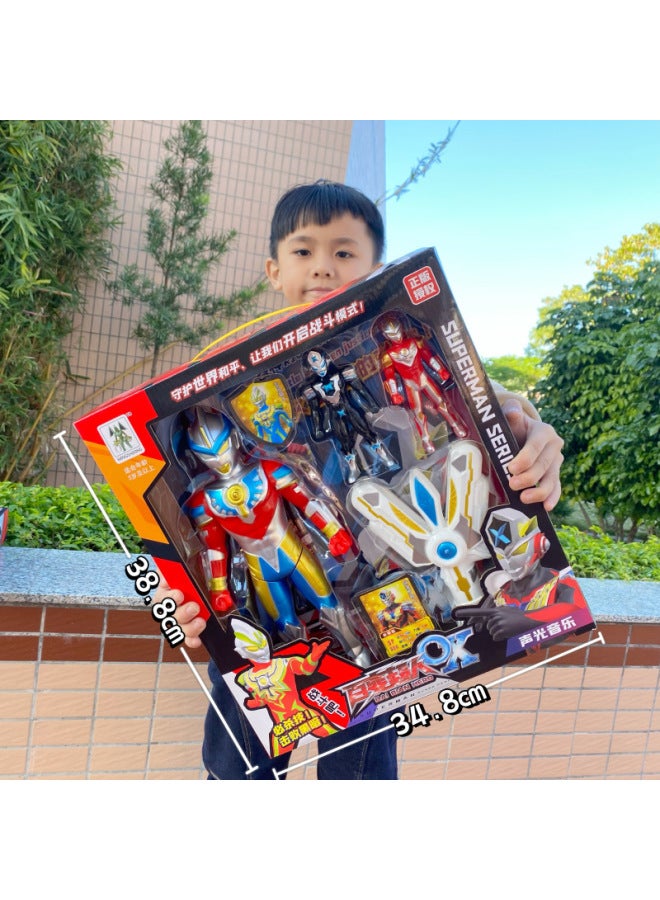 Genuine Variety Superman Shaper Calling Device Boy Children Monster Doll Ott Toy Large Gift Box Wholesale-Color: Superman + Sword 221 - Image 3