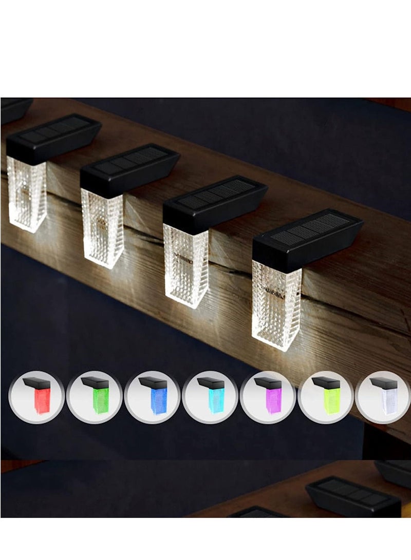 Generic New modern solar wall lamp, creative design, trendy solar street light with 2 adjustable modes, durable weather-resistant solar light with larger solar panel for patio, garden, and fence.  - Image 5