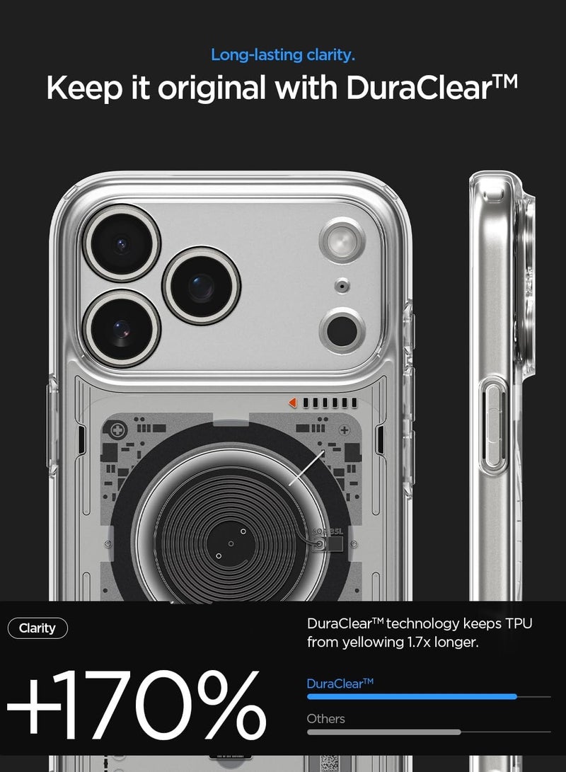 Spigen غطاء حماية Ultra Hybrid MagFit لجهاز iPhone 17 Pro Max مع MagSafe (2025) - نيو وان - Image 3