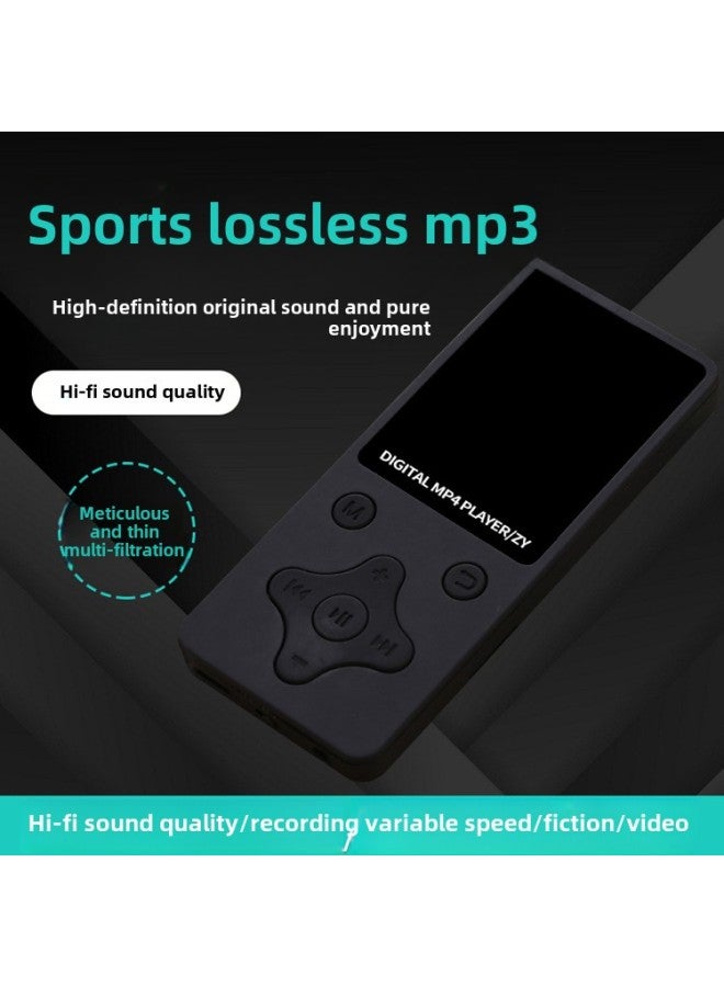 Beauenty Card Ultra-thin Screen MP4 Player E-book HD Video MP4 Lossless HIFI Sound Quality Mp3-Body Color:Black-Memory Capacity:Round Keys (full Set) - Image 2
