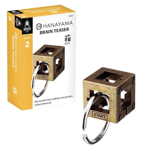 BePuzzled |Box Hanayama Metal Brainteaser Puzzle Mensa Rated Level 2, for Ages 12 and Up - Image 1