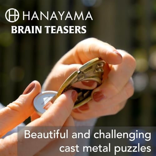 BePuzzled |Box Hanayama Metal Brainteaser Puzzle Mensa Rated Level 2, for Ages 12 and Up - Image 5