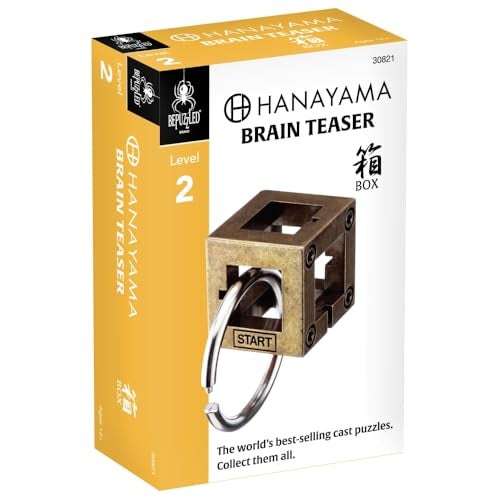BePuzzled |Box Hanayama Metal Brainteaser Puzzle Mensa Rated Level 2, for Ages 12 and Up - Image 4