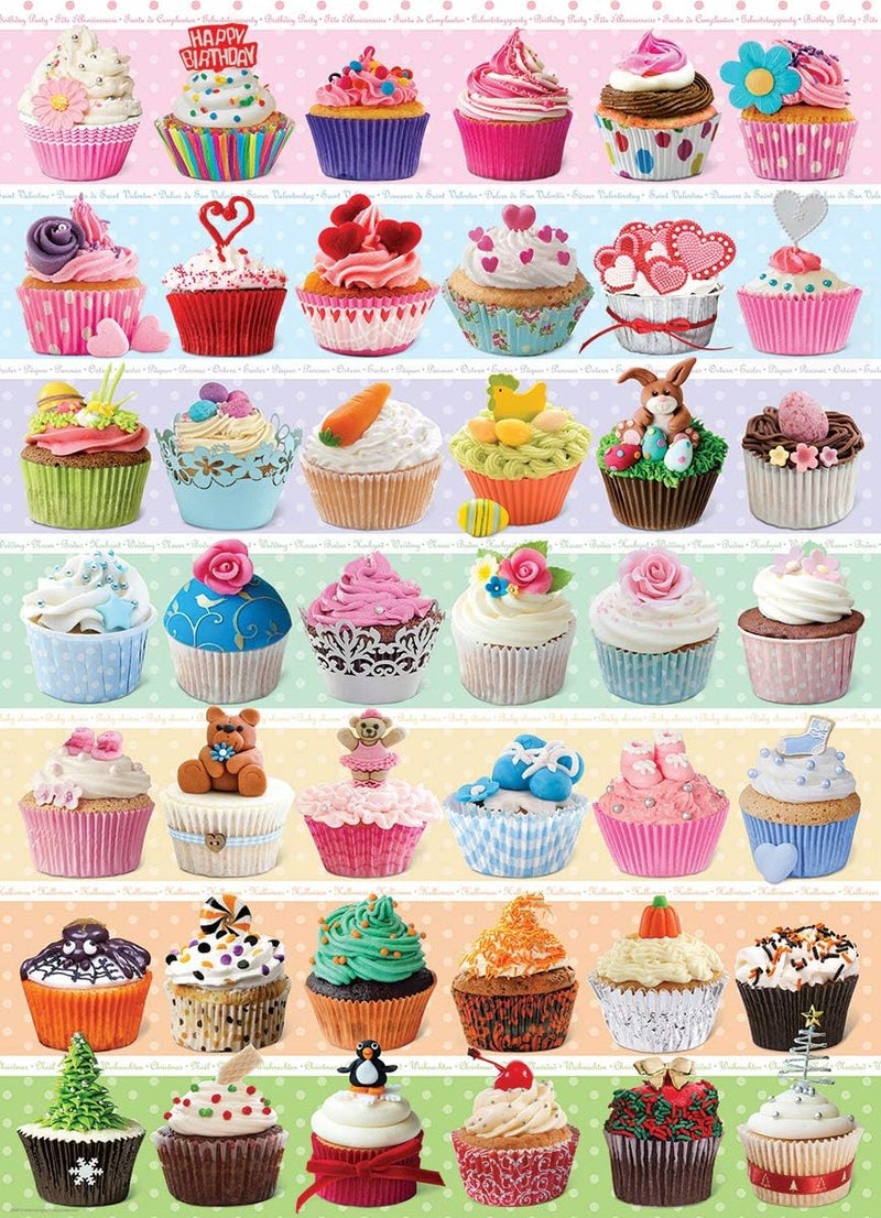 EuroGraphics Cupcake Celebration Puzzle 1000Piece Model Number 60000586 - Image 2