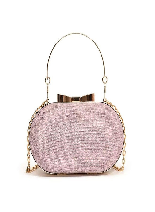junelux junel European-style Dinner Hand Bag | Party Evening Dress Bag | (Pink) - Image 1