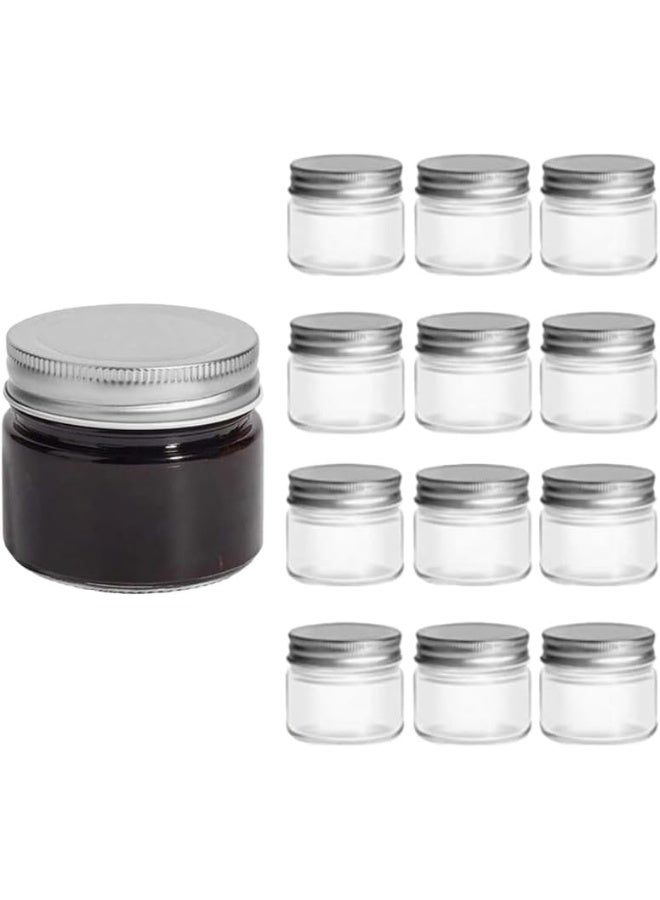 Jar Black With Airtight Metal Lid 200ml 7x7x 8.3 Cm Set Of 12 Pieces  - Image 2