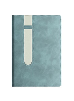 LEFAFA B5 Work Notebook 200 Pages High-End Notepad, Hardcover Notebook, Built-In Pen Holder, Leather Cover, Suitable for Business Office Meeting Study Record Book (Without Pen)  - Image 2