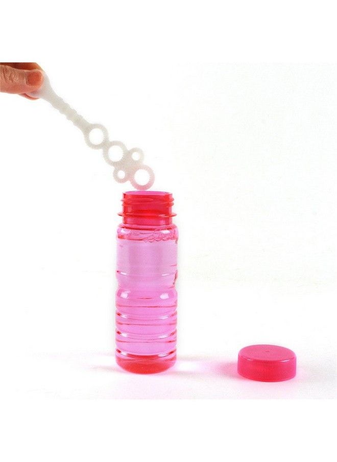Novelinks Big Bubble Bottle 12 Pack 4Oz Blow Bubbles Solution Novelty Summer Toy Activity Party Favor Assorted Colors Set  - Image 5