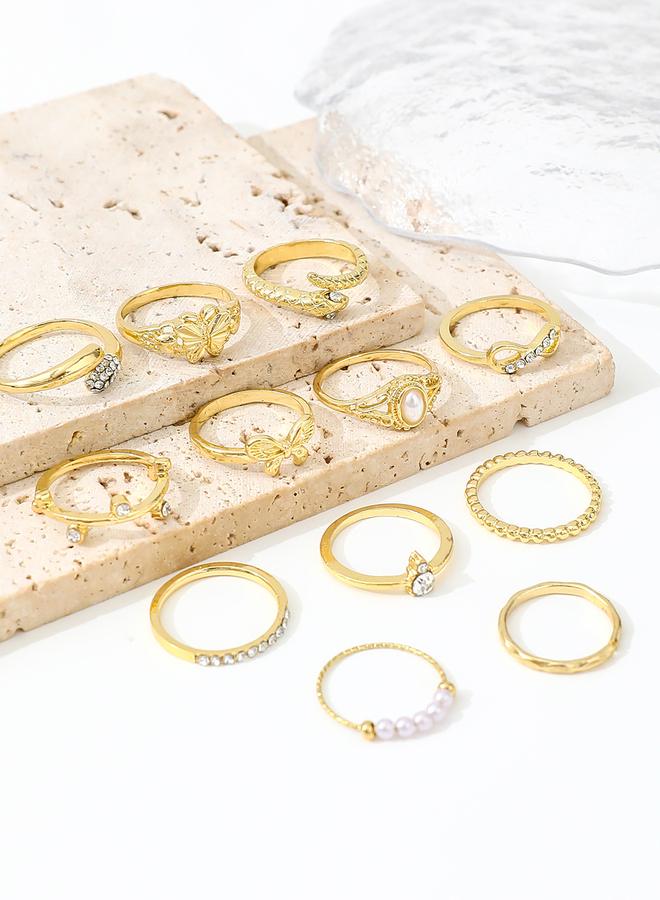 Take Two Set of 12 - Embellished Rings - Image 3
