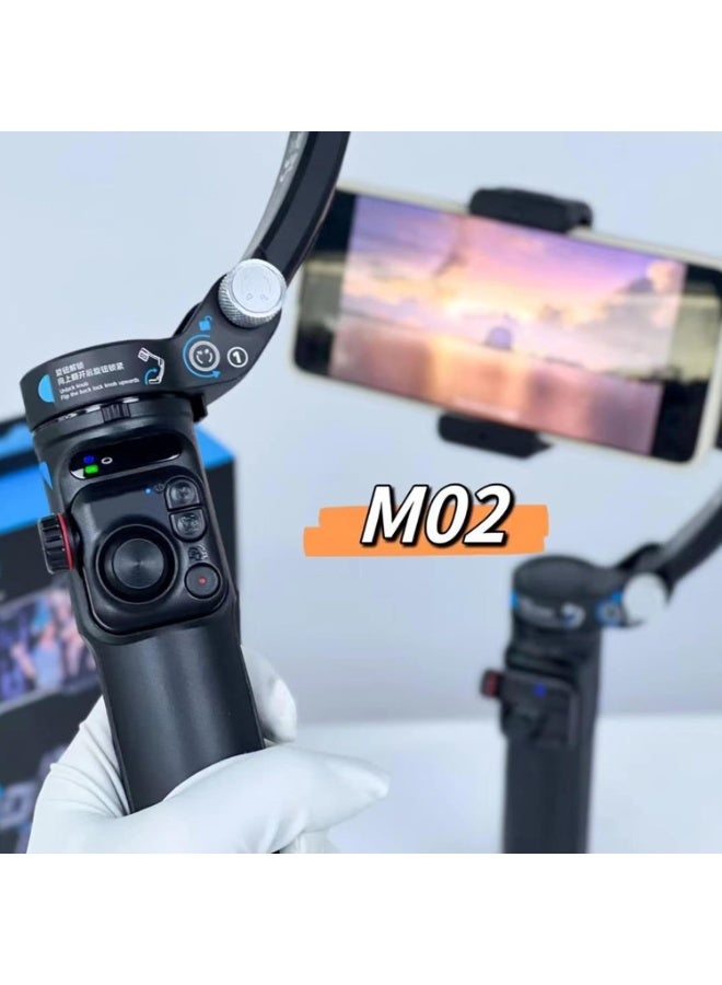 MUNTAQI 3-Axis Anti-Shake Smartphone Gimbal Stabilizer with Long Battery Life – Handheld Vlogging Tripod with Face Tracking, Panorama Mode, Selfie Stick for iPhone & Android - Image 2