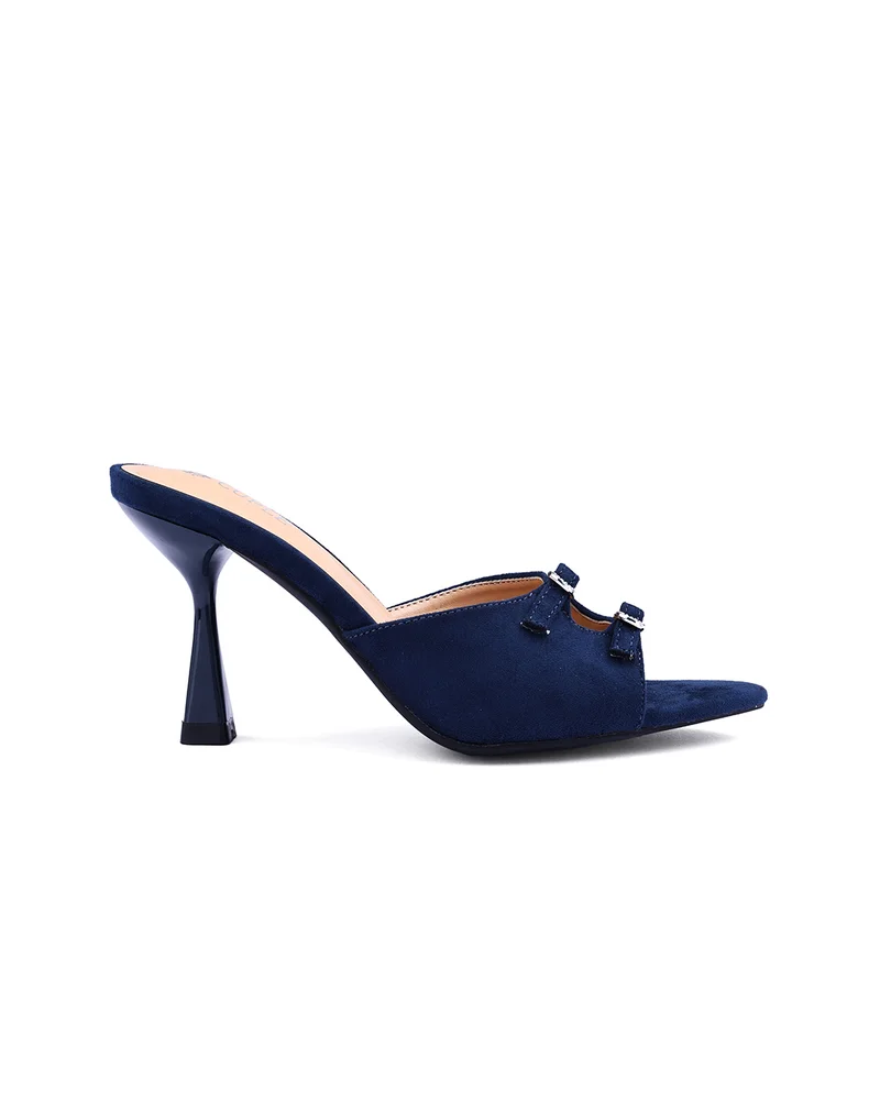 كابلي Womens dual buckled straps heeled sandals