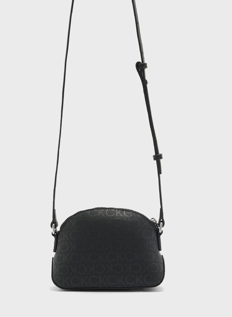 CALVIN KLEIN Sculpted Monogram Detailed  Small Crossbody