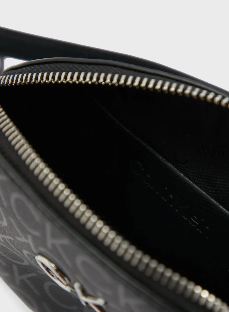 CALVIN KLEIN Sculpted Monogram Detailed  Small Crossbody