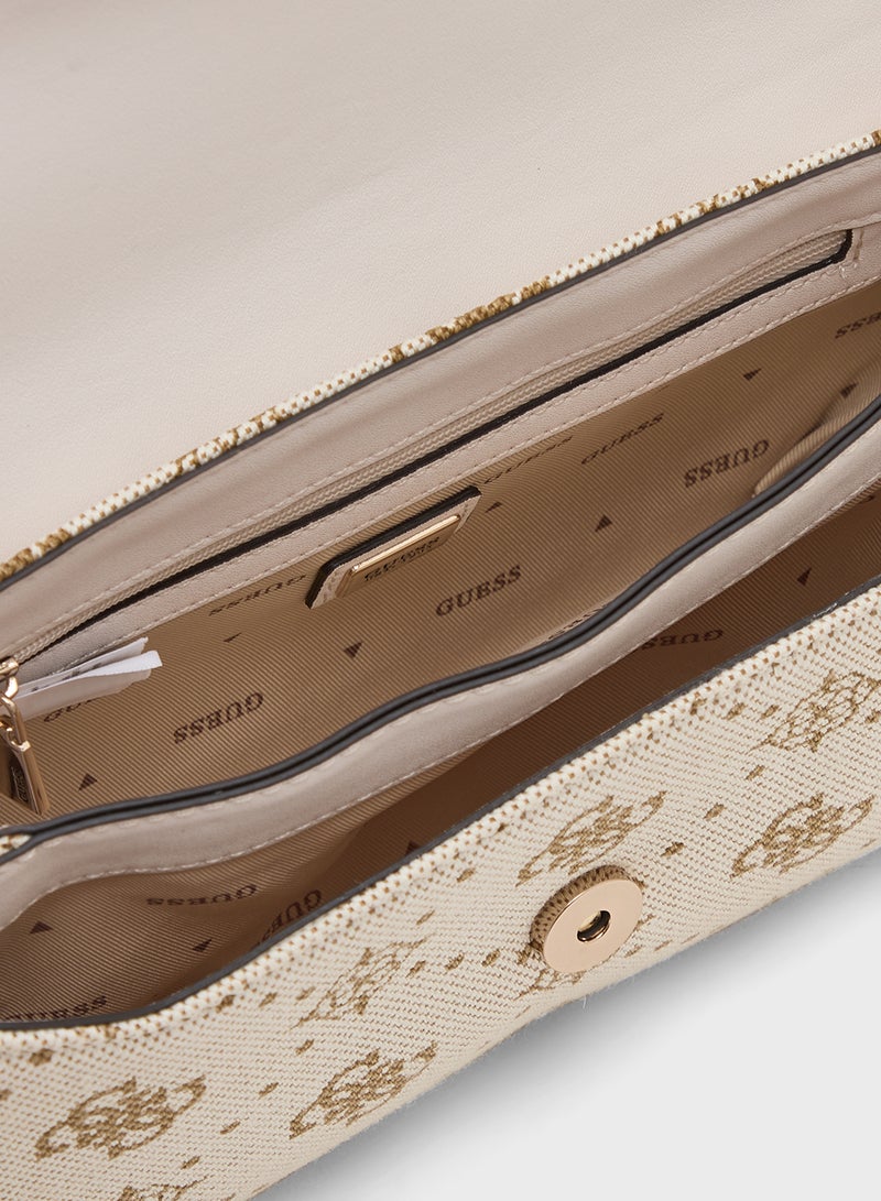 GUESS Neda Convertible Crossbody Flap  - Image 5